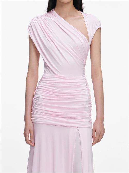 Long draped dress SELF PORTRAIT | SS26167XAPPINK